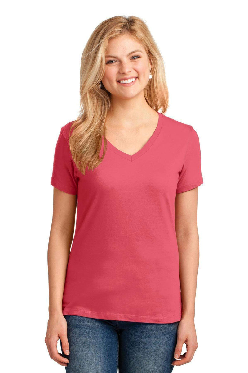 T-shirts Port & Company Ladies Core Cotton V-Neck Tee. LPC54V Port & Company