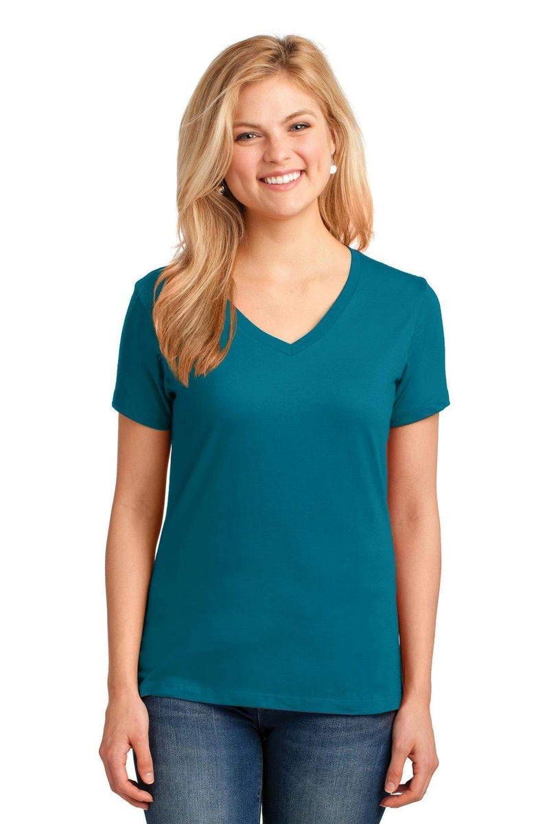 T-shirts Port & Company Ladies Core Cotton V-Neck Tee. LPC54V Port & Company