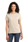 Port & Company - Ladies Essential Tee. LPC61-T-shirts-Natural-4XL-JadeMoghul Inc.