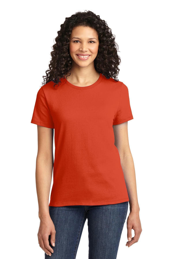 Port & Company - Ladies Essential Tee. LPC61-T-shirts-Orange-M-JadeMoghul Inc.