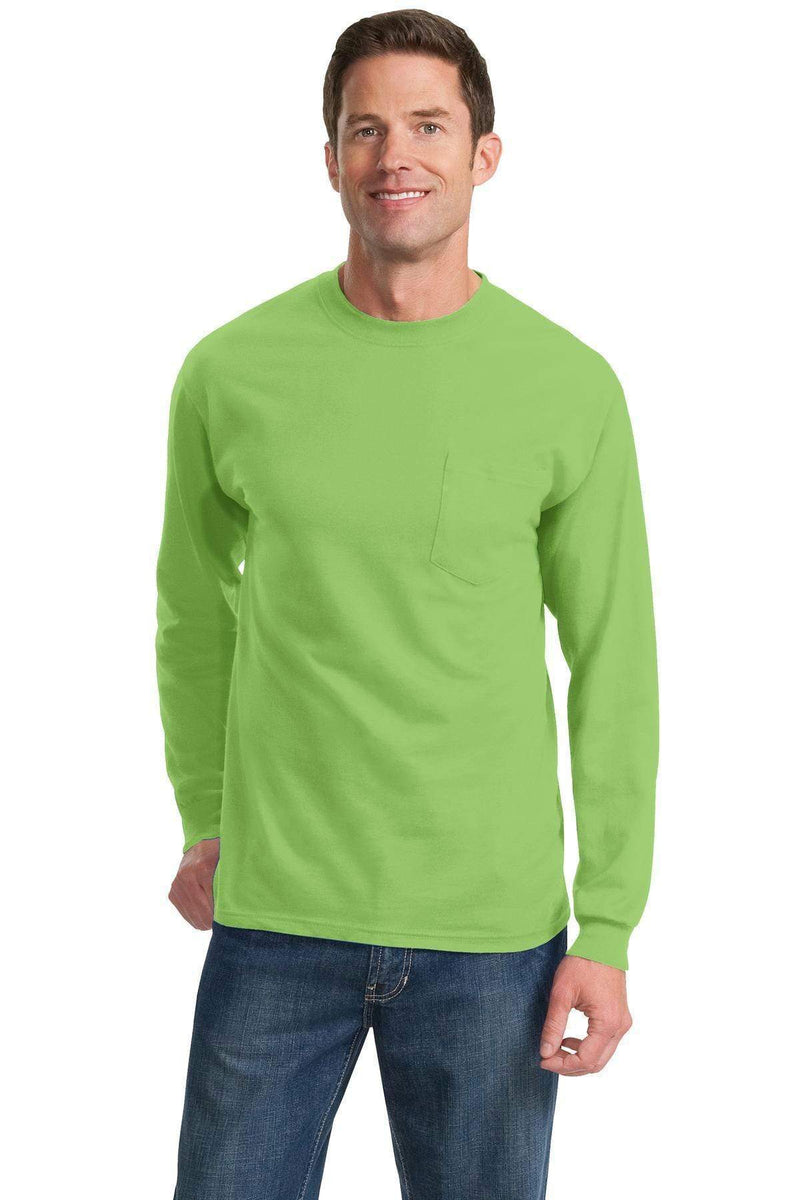 T-shirts Port & Company - Long Sleeve Essential Pocket Tee.  PC61LSP Port & Company