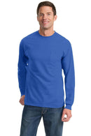 T-shirts Port & Company - Long Sleeve Essential Pocket Tee.  PC61LSP Port & Company