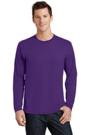 Port & Company Long Sleeve Fan Favorite Tee. PC450LS-T-shirts-Team Purple-S-JadeMoghul Inc.