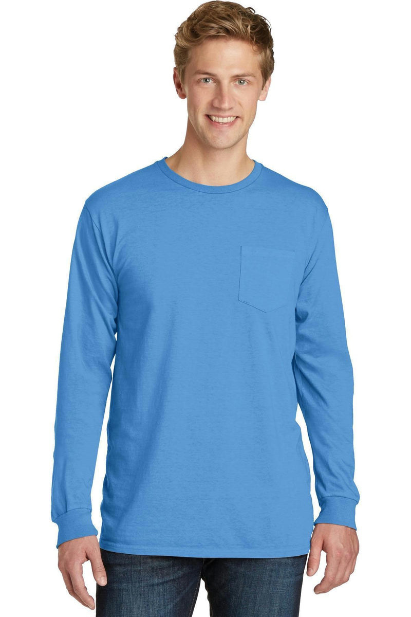 T-shirts Port & Company Pigment-Dyed Long Sleeve Pocket Tee.  PC099LSP Port & Company
