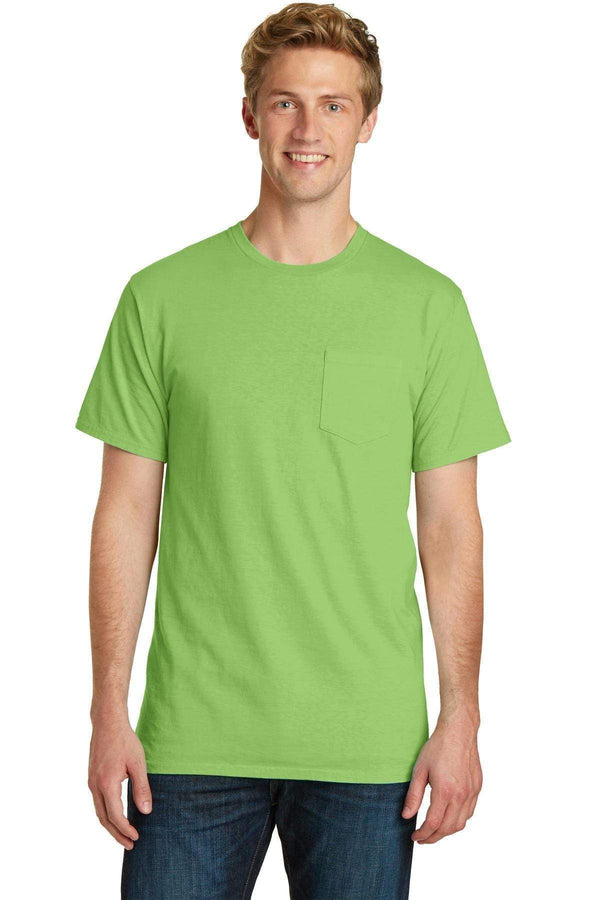 T-shirts Port & Company Pigment-Dyed Pocket Tee.  PC099P Port & Company