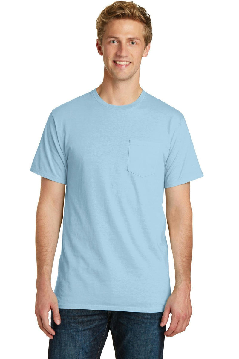 T-shirts Port & Company Pigment-Dyed Pocket Tee.  PC099P Port & Company