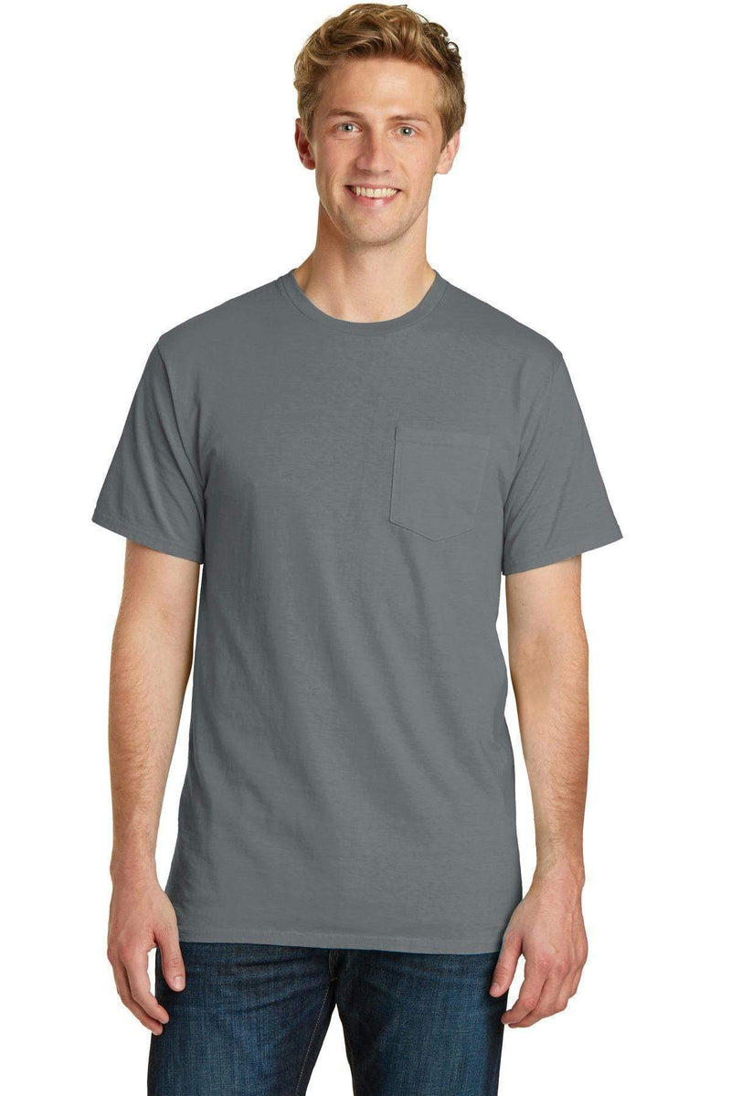 T-shirts Port & Company Pigment-Dyed Pocket Tee.  PC099P Port & Company