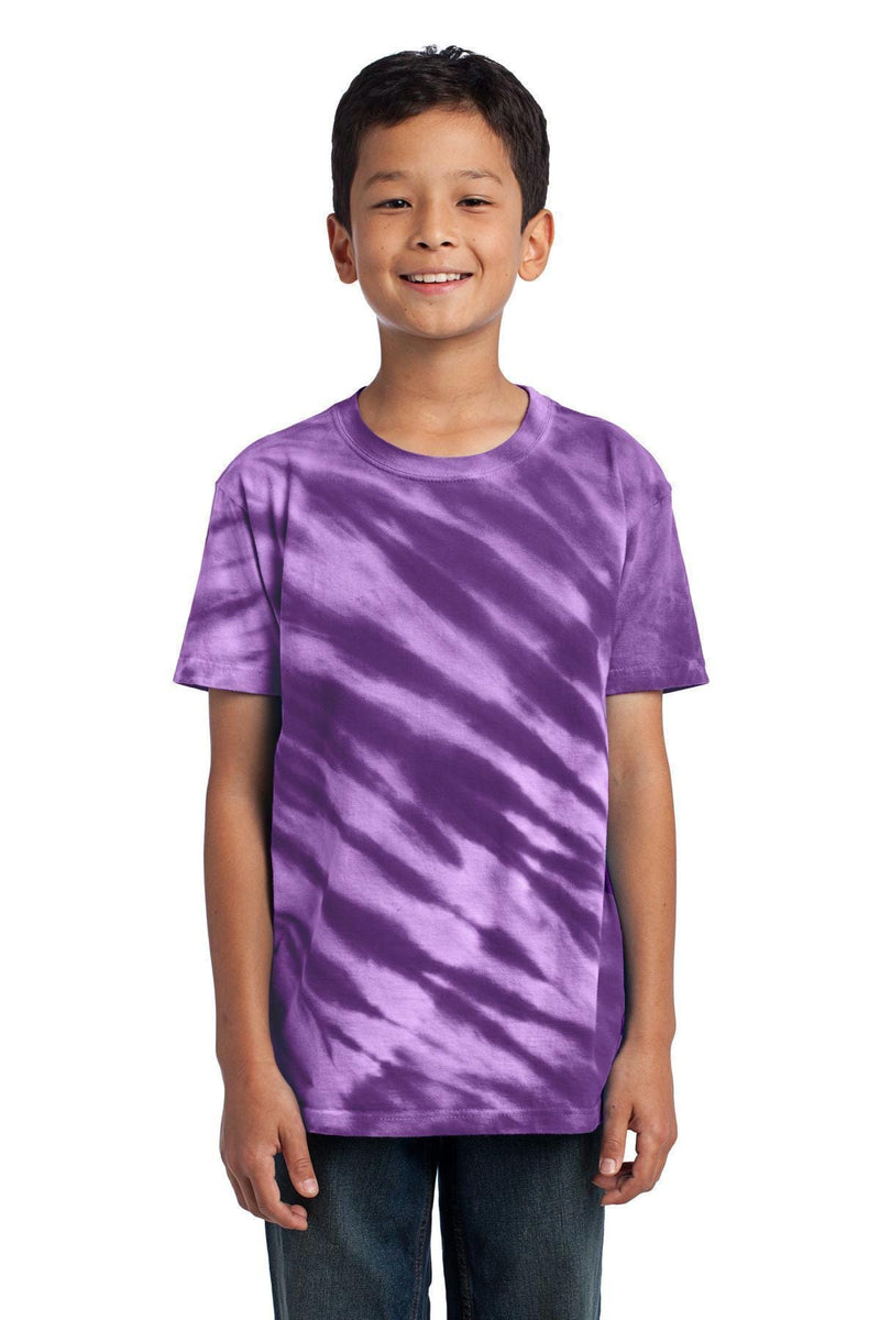 T-shirts Port & Company - Youth Tiger Stripe Tie-Dye Tee. PC148Y Port & Company