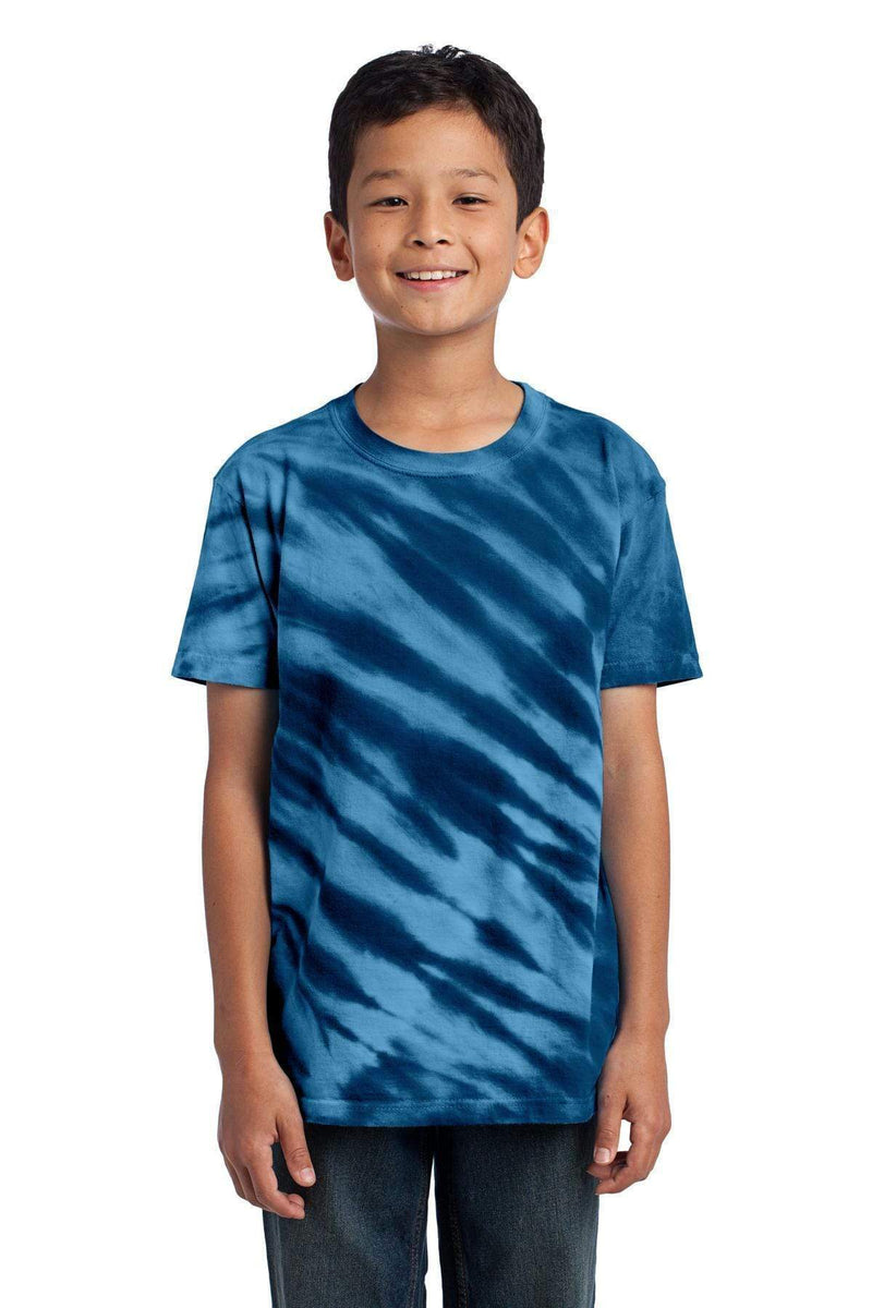 T-shirts Port & Company - Youth Tiger Stripe Tie-Dye Tee. PC148Y Port & Company