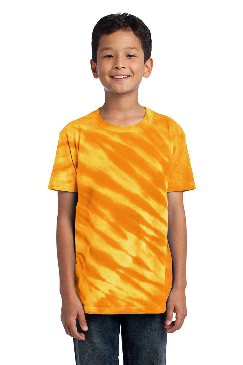 T-shirts Port & Company - Youth Tiger Stripe Tie-Dye Tee. PC148Y Port & Company