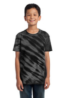 T-shirts Port & Company - Youth Tiger Stripe Tie-Dye Tee. PC148Y Port & Company