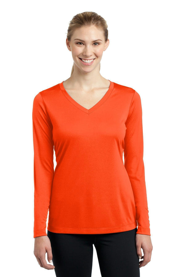 T-shirts Sport-Tek Ladies Long Sleeve PosiCharge Competitor V-Neck Tee. LST353LS Sport-Tek