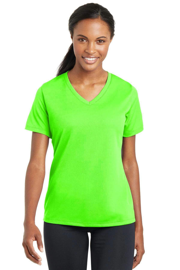 T-shirts Sport-Tek Ladies PosiCharge RacerMesh V-Neck Tee. LST340 Sport-Tek