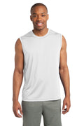 Sport-Tek Sleeveless PosiCharge CompetitorTee. ST352-T-shirts-White-4XL-JadeMoghul Inc.