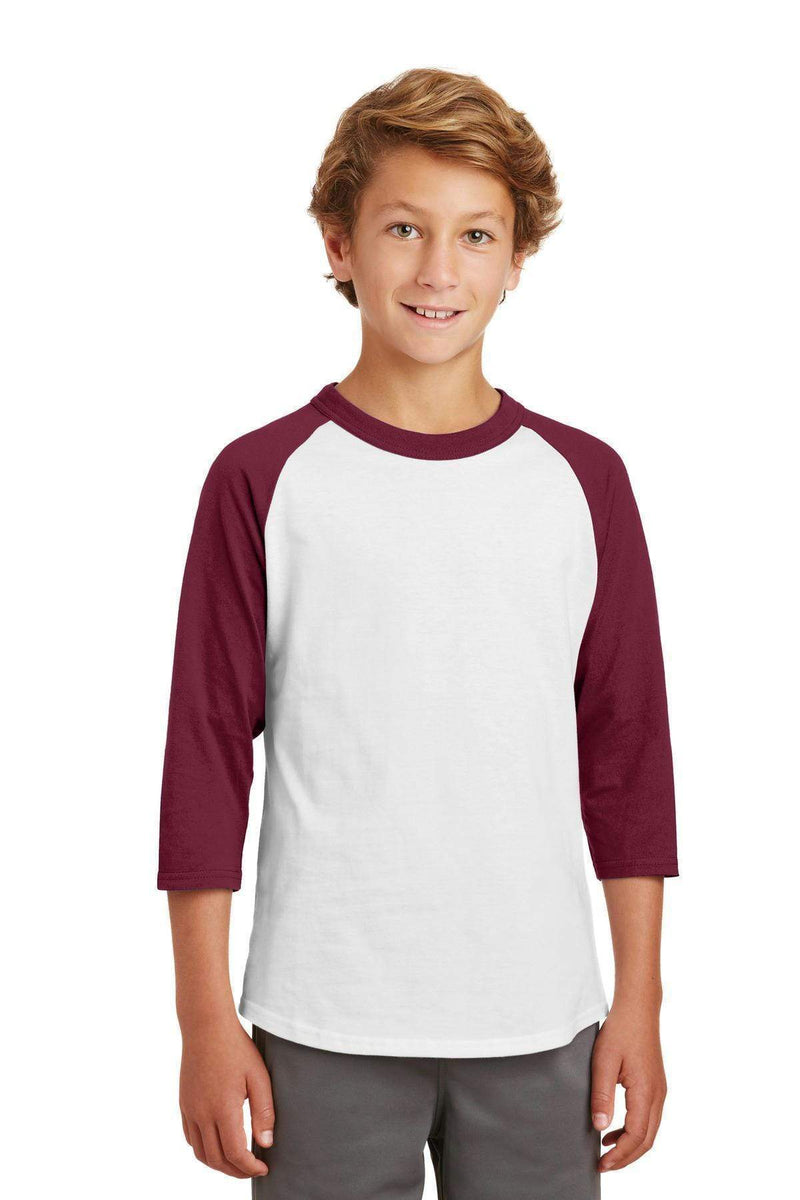T-shirts Sport-Tek Youth Colorblock Raglan Jersey.  YT200 Sport-Tek