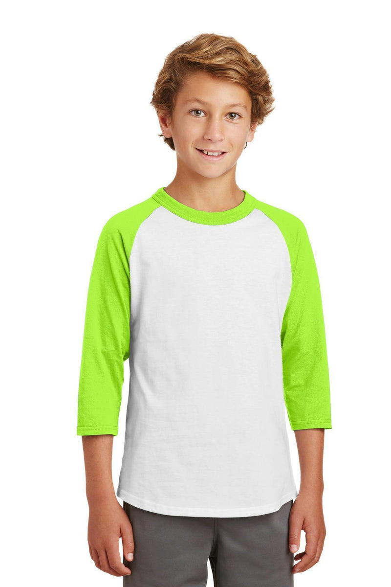 T-shirts Sport-Tek Youth Colorblock Raglan Jersey.  YT200 Sport-Tek