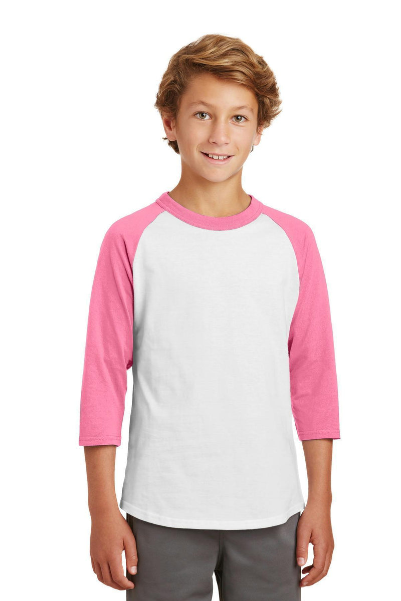T-shirts Sport-Tek Youth Colorblock Raglan Jersey.  YT200 Sport-Tek