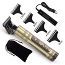 T9  hair trimmer Barber Haircut Rechargeable hair Clipper Cordless Men Hair Cutting Machine Beard trimmer 0mm razor shaver JadeMoghul Inc. 