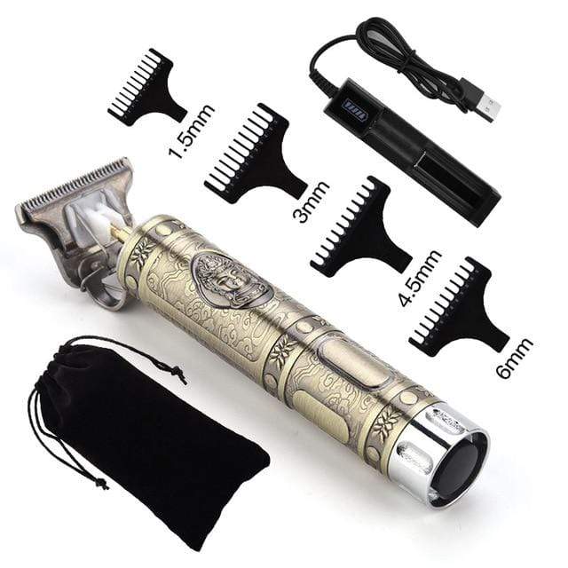 T9  hair trimmer Barber Haircut Rechargeable hair Clipper Cordless Men Hair Cutting Machine Beard trimmer 0mm razor shaver JadeMoghul Inc. 