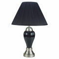 Table Lamps Niki Traditional Style Table Lamp, Set of 6, Black Benzara