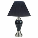 Table Lamps Niki Traditional Style Table Lamp, Set of 6, Black Benzara