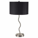 Table Lamps Sprig Contemporary Table Lamp, Set Of Two, Black Benzara