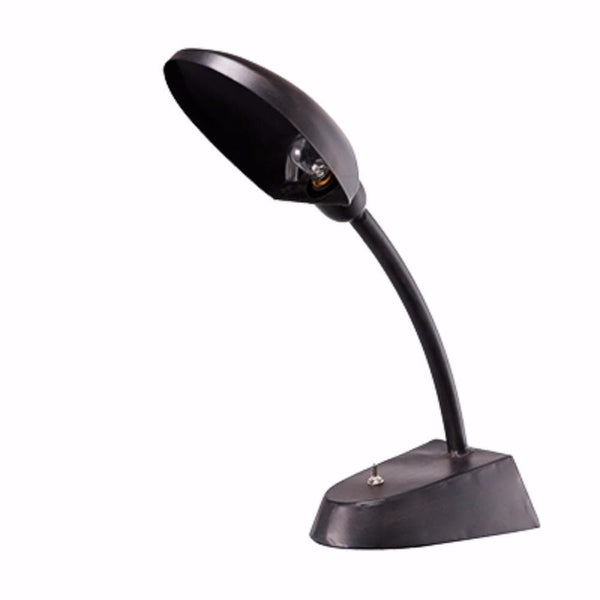 Table Lamps Sturdy Iron Led Table Lamp, Black Benzara