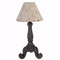 Table Lamp With A Pedestal Stand Base