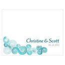 Table Planning Accessories Sea Breeze Note Card (Pack of 1) JM Weddings