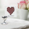 Swish Heart Silver Place Card Holders (Pack of 8)