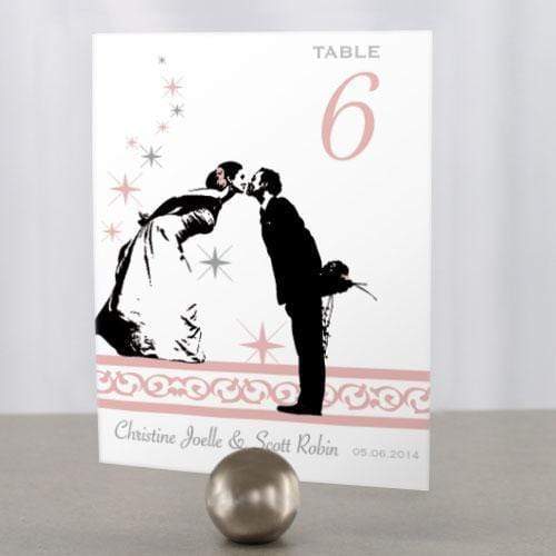 Table Planning Accessories Vintage Hollywood Table Number Numbers 37-48 Mocha Mousse (Pack of 12) JM Weddings