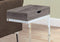 Tables Accent Table for Living Room - 10'.25" x 15'.75" x 24'.5" Dark Taupe, Particle Board, Metal - Accent Table HomeRoots