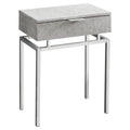 Tables Accent Table for Living Room - 12'.75" x 18'.25" x 23'.25" Grey, Particle Board, Metal - Accent Table HomeRoots