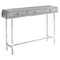 Tables Accent Table for Living Room - 12" x 48" x 31'.75" Grey, Particle Board, Metal - Accent Table HomeRoots