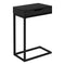 Tables Accent Table with Storage - 16" X 10'.25" X 24'.5" Black Metal With A Drawer Accent Table HomeRoots