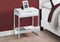 Tables Accent Table with Storage - 18'.2" x 12'.8" x 23'.5" White, Particle Board, Metal - Accent Table HomeRoots