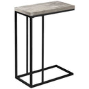 Tables Accent Table with Storage - 18'.25" x 10'.25" x 25'.25" Grey/Black, Particle Board, Metal - Accent Table HomeRoots