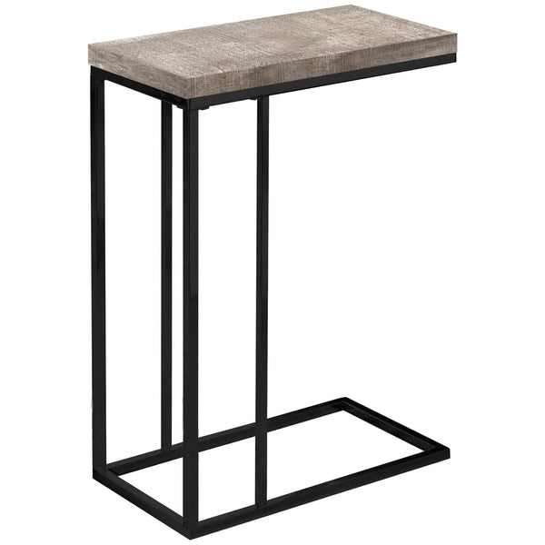 Tables Accent Table with Storage - 18'.25" x 10'.25" x 25'.25" Taupe/Black, Particle Board, Metal - Accent Table HomeRoots