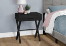 Tables Accent Table with Storage - 18'.25" X 12" X 22'.25" Black Metal Accent Table HomeRoots