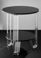 Tables Accent Table with Storage - 18.5" X 18.5" X 21.5" Black Accent Table HomeRoots