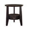 Tables Accent Table with Storage - 23'.5" x 23'.5" x 24" Cappuccino, 1 Drawer - Accent Table HomeRoots