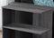 Tables Accent Tables - 11'.5" x 23'.5" x 24" Grey, Particle Board, Laminate - Accent Table HomeRoots