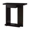 Tables Accent Tables - 11'.5" x 31'.5" x 33'.25" Cappuccino, Particle Board, Hall Console - Accent Table HomeRoots