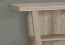 Tables Accent Tables - 11'.5" x 31'.5" x 33'.75" Dark Taupe, Particle Board, Hollow-Core - Accent Table HomeRoots