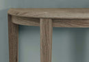 Tables Accent Tables - 11'.75" x 36" x 32'.5" Dark Taupe, Particle Board - Accent Table HomeRoots