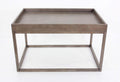 Tables Accent Tables - 22.75" x 34.75" x 20.75" Brown/Dark Grey, Rustic - Accent Table With Rimmed Top HomeRoots