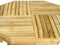 Tables Bamboo Table - 20" X 15" X 36" Natural Bamboo, Natural Sea Grass Bamboo Weave set of Chairs and a Table HomeRoots