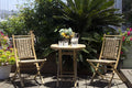 Tables Bamboo Table - 20" X 15" X 36" Natural Bamboo, Natural Water Hyacinth Bamboo Water Hyacinth and Bamboo set of Chairs and a Table HomeRoots