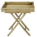 Tables Bamboo Table - 24" X 16" X 25" Natural Bamboo Natural Bamboo Folding Tray Table HomeRoots