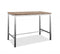 Tables Bar Height Table - 55" X 27" X 42" Teak Wood & Stainless Steel Bar Table HomeRoots